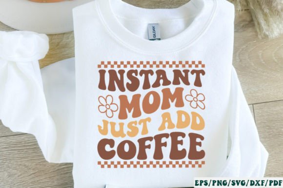 Instant Mom Retro SVG for Crafts and Graphics