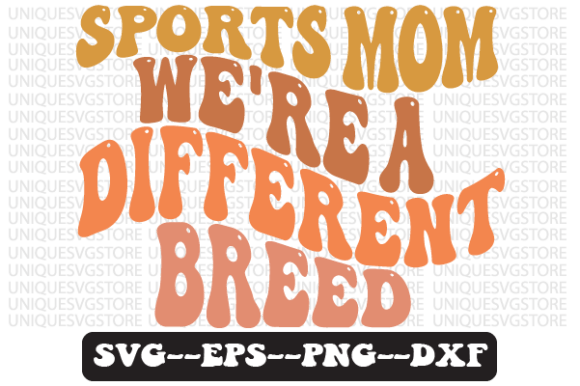 Sports Mom SVG: Retro Graphics for Crafts